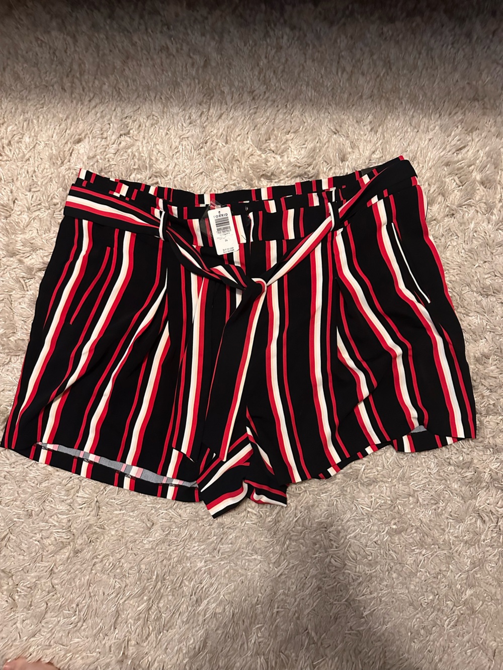 NWT Torrid Stripped Shorts